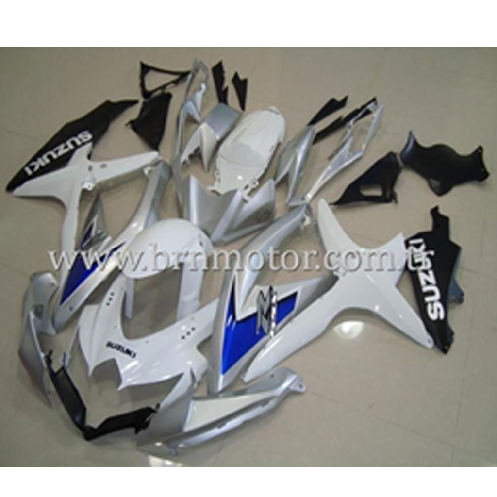 SUZUKI GSX-R 600 2008-2010 BEYAZ GRENAJ SETI #CLK151