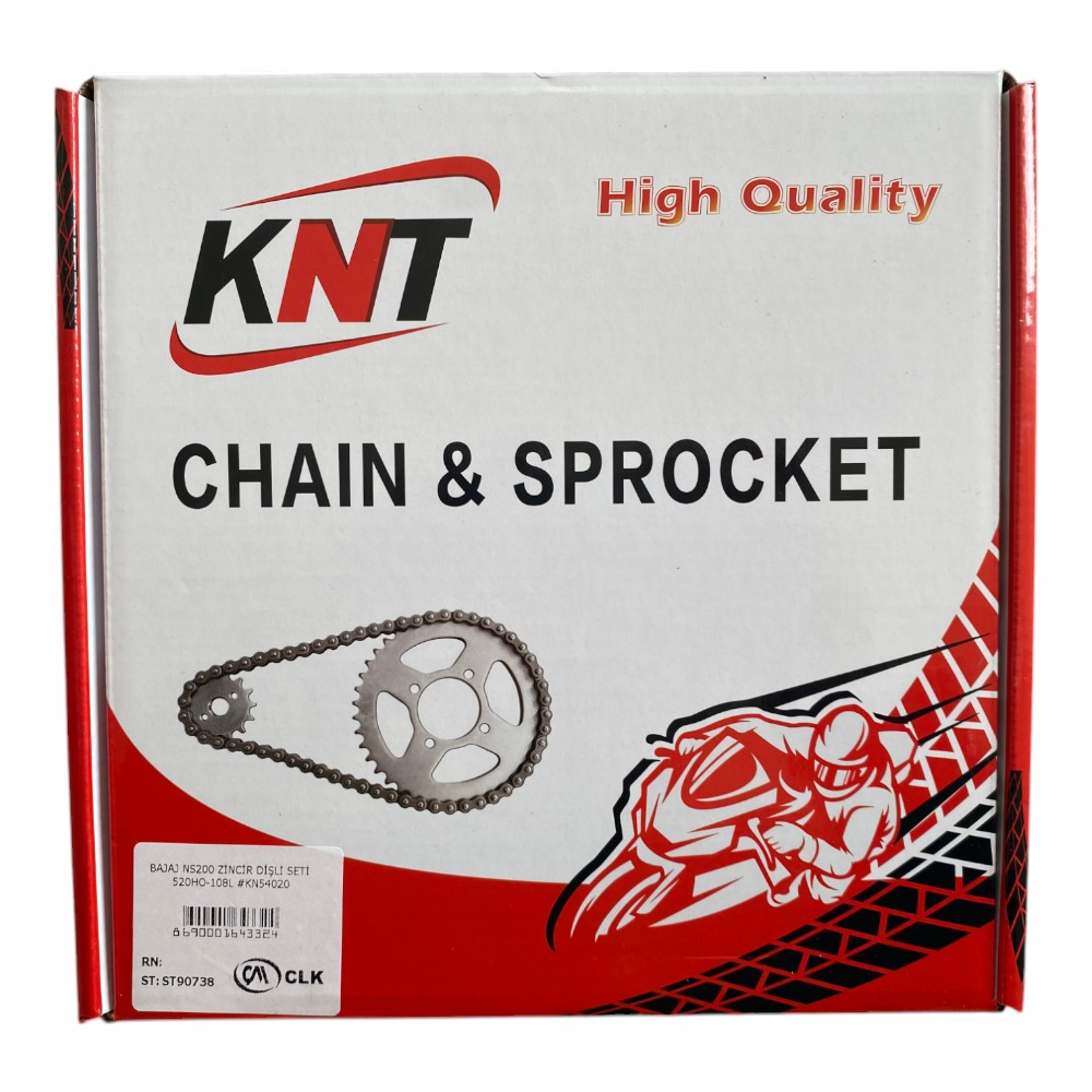 BAJAJ NS200 ZİNCİR DİŞLİ SETİ 520HO-108L #KN54020
