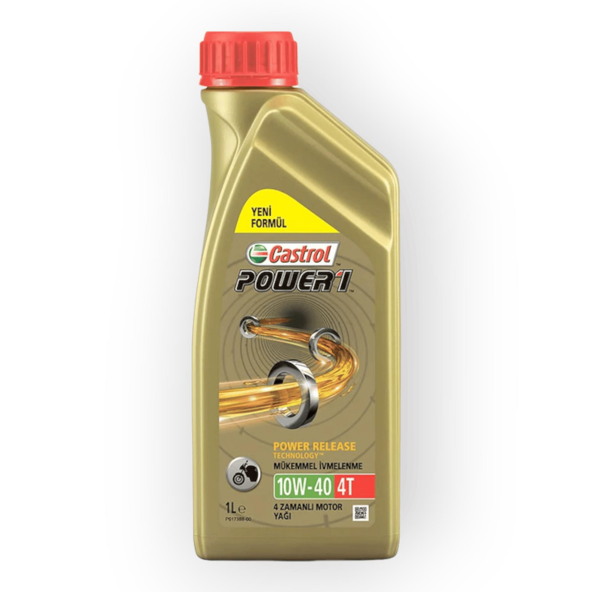 CASTROL POWER 1 4T 10W-40 MOTOSİKLET YAĞI 1 LİTRE #271019810000