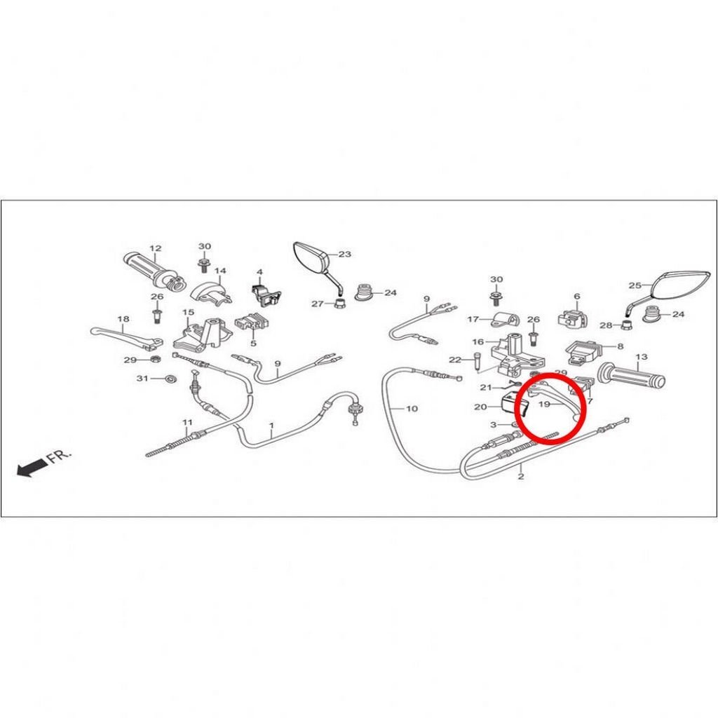 HERO DUET ARKA FREN LEVYESI #HR110-DT F0318