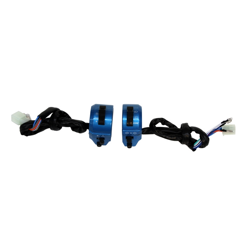 DELTAFORCE 125AGK KUMANDA DUGMELERI SAG/SOL TAKIM MAVI #Y4DLT0150A0121