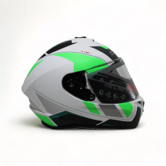 RS2 KAPALI KASK (BEYAZ - YEŞİL - GRİ) 32011/4 [XL]