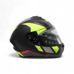 RS2 KAPALI KASK (SİYAH - GRİ - NEON SARI) 32011/8 [XL]