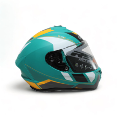 RS2 KAPALI KASK (SU YEŞİLİ - BEYAZ TURUNCU) 32011/11 [XXL]