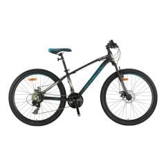KRON XC 75 - 26'' MTB - 14' - 21 Vites - M.Disc - Mat Siyah-Turkuaz\Bej #KRN25-053