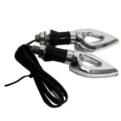 RT-072 LED SİNYAL SARI IŞIK TAKIM KROM #56819