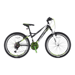 VORTEX 4.0 - 24'' MTB - 13' - 21 Vites - M.DISC - Mat Siyah-Neon Sarı/Gri #KRN21-477
