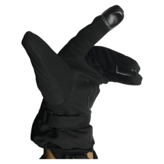 ELDİVEN MOTOR TEXTIL SİYAH GRİ (M) #MA003