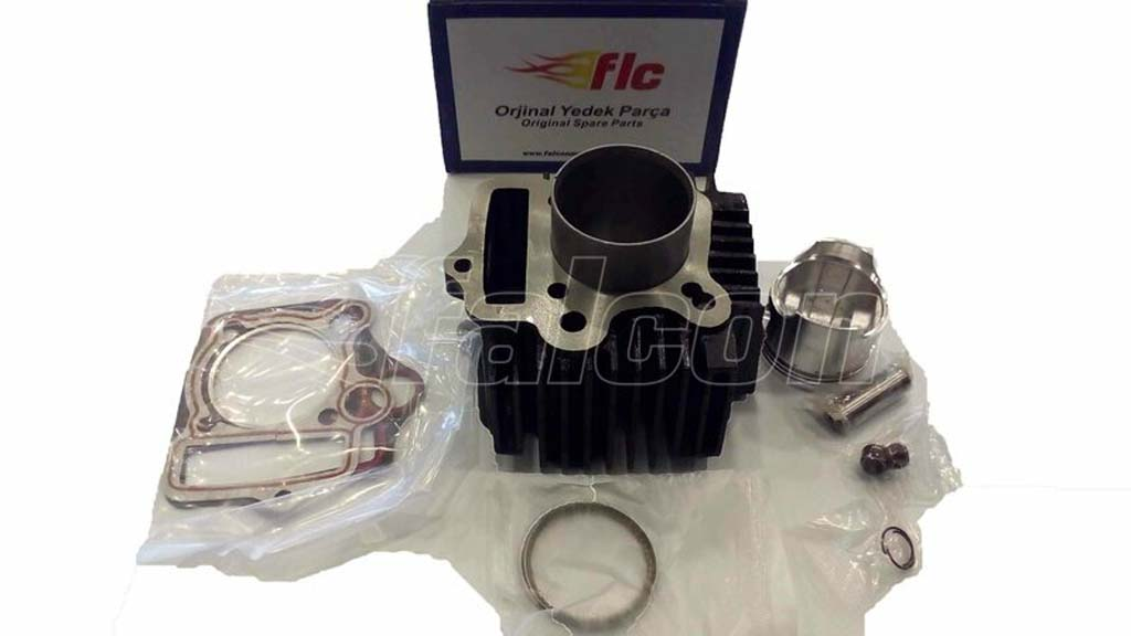 FALCON SİLİNDİR PİSTON KOMPLE Q50 SİYAH-CUB-MAGİC FLC #FLC00100100