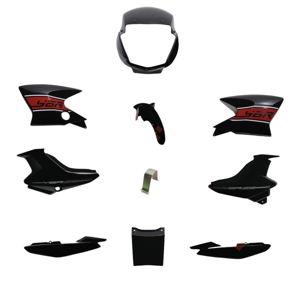 YAMAHA YBR K KAPORTA SETİ [SİYAH] #65545