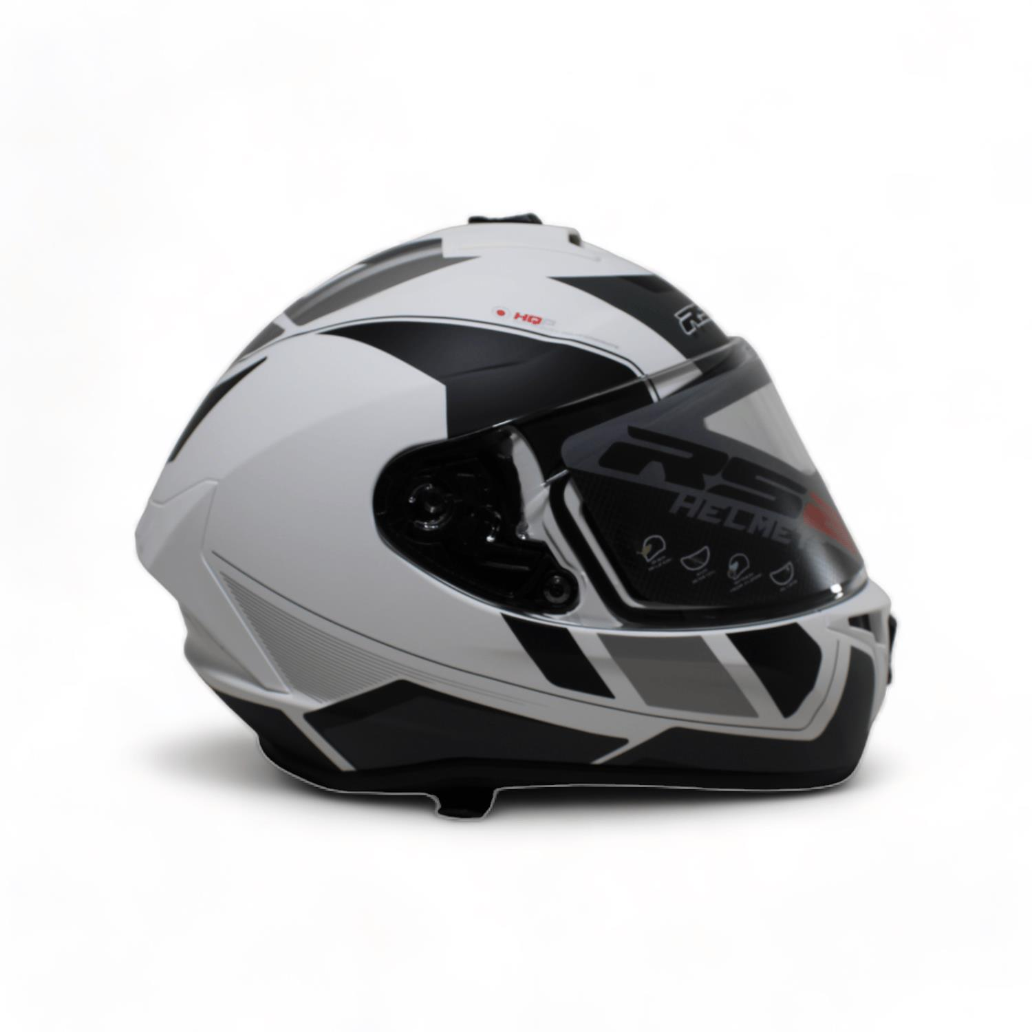 RS2 KAPALI KASK (BEYAZ - GRİ) 32011/1 [M]