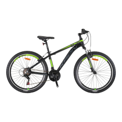 KRON XC 75 - 26'' MTB - 15' - 21 Vites - M.DISC - Mat Siyah-Neon Sarı/Füme #KRN23-122