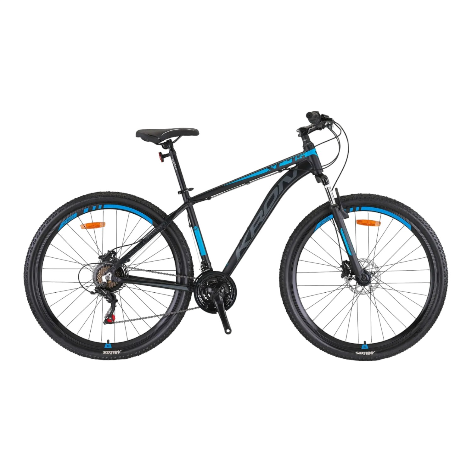 KRON XC 75 - 26'' MTB - 15' - 21 Vites - M.DISC - Mat Siyah-Mavi/Füme #KRN23-124