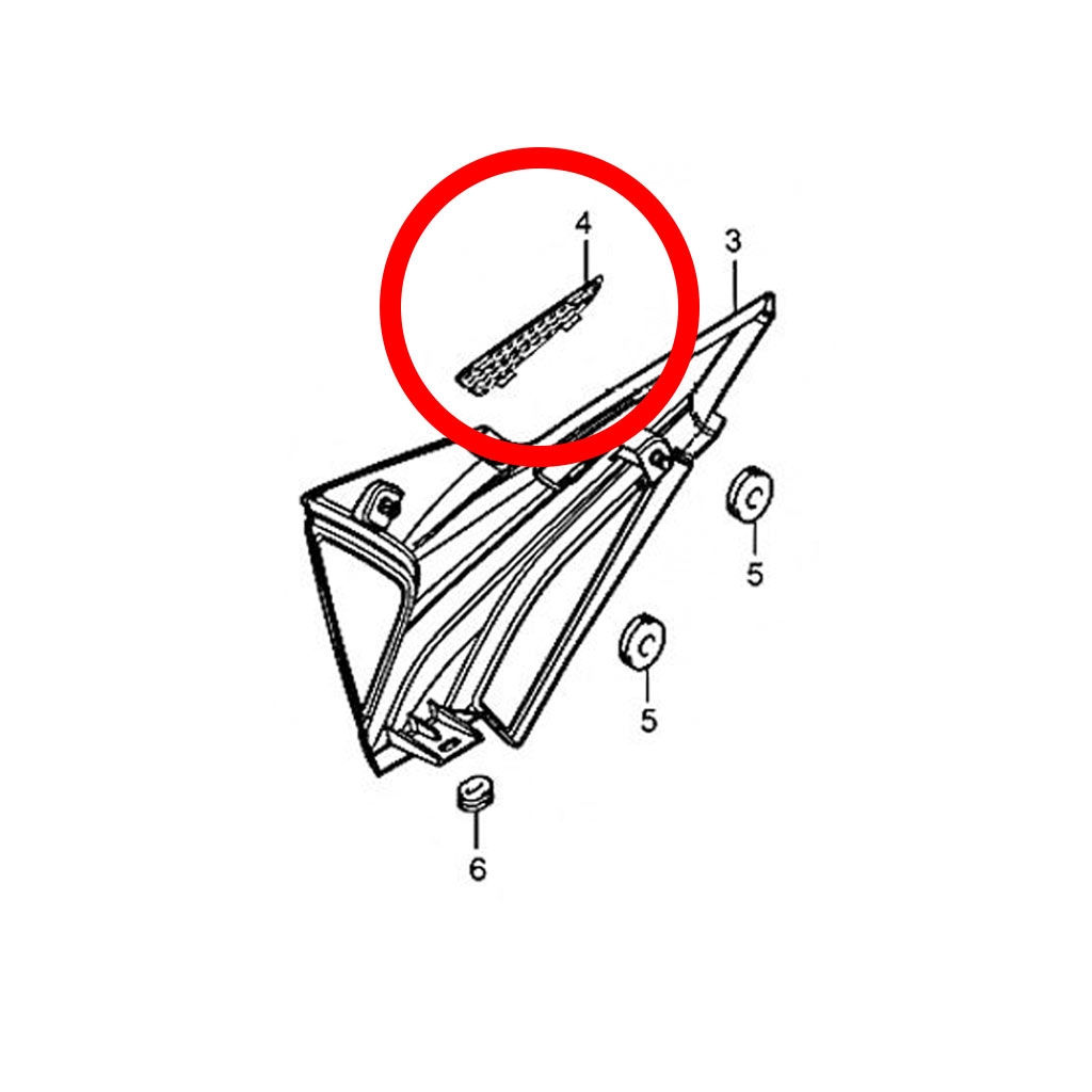 HAOJUE HJ150-9 SAG KAPAK ORTUSU #47112H22500H000
