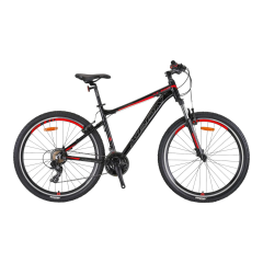 KRON XC 100 - 27.5'' MTB Lady - 15' - 21 Vites - H.DISC - Siyah-Gri/Kırmızı #KRN23-211