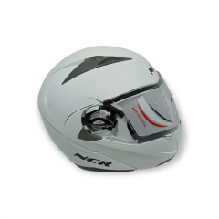 NCR SOLID SHINNING WHITE ÇENE AÇILIR KASK [M]