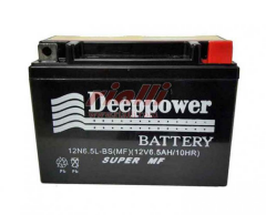 12N6.5L-BS DEEPPOWER CG125 CG150  MOTOSİKLET AKÜSÜ #102120065
