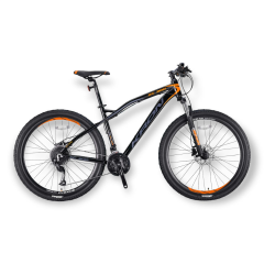 KRON XC 300 - 27.5'' MTB - 19' - 27 Vites - H.DISC - Siyah-Turkuaz/Füme #KRN22-035