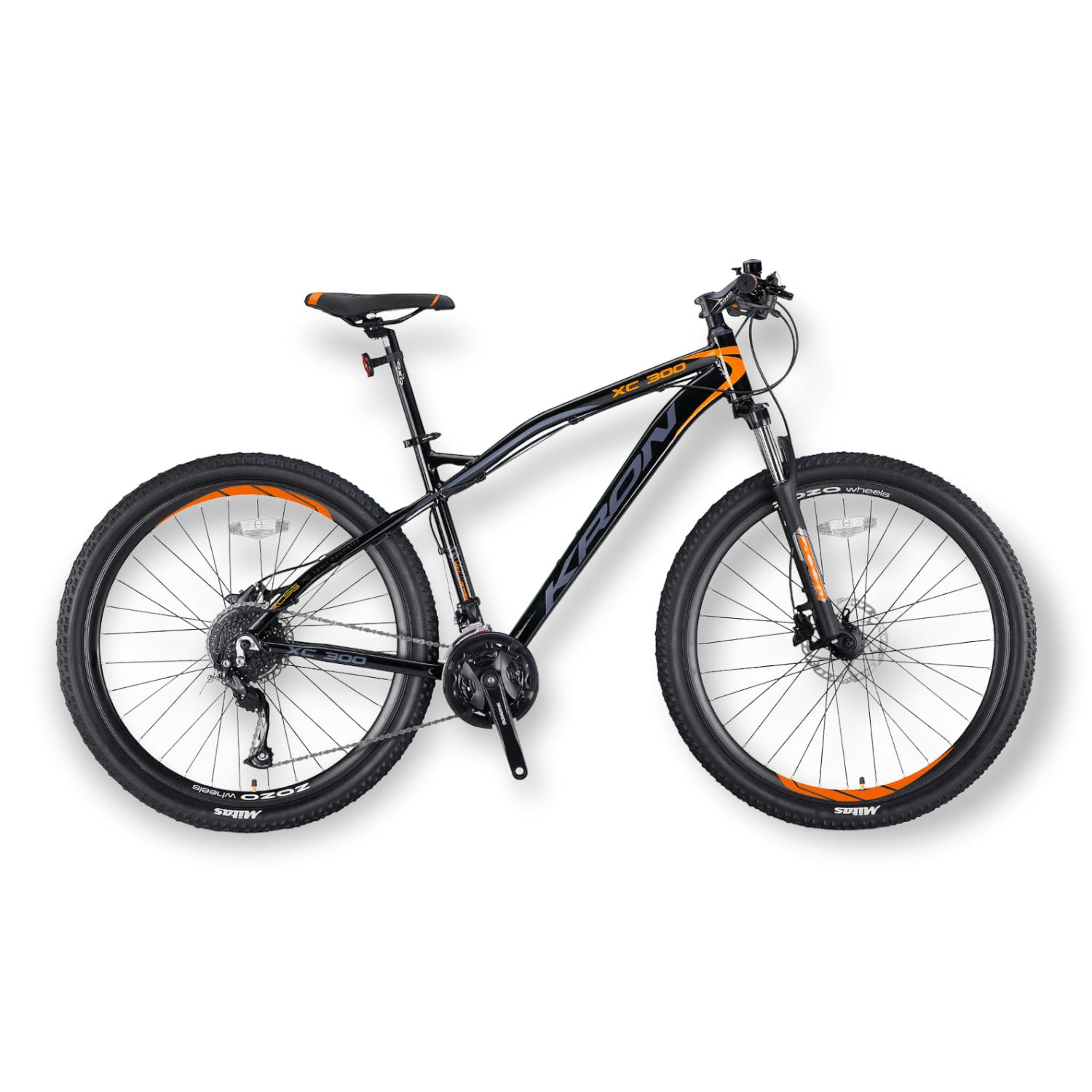 KRON XC 300 - 27.5'' MTB - 19' - 27 Vites - H.DISC - Siyah-Turkuaz/Füme #KRN22-035