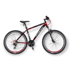 KRON XC 100 - 26'' MTB - 17' - 21 Vites - H.DISC - Siyah-Gri/Krımızı #KRN22-234
