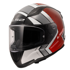 LS2 RAPID 2 EXTRA BEYAZ-KIRMIZI KASK [L]