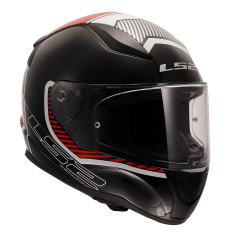 LS2 RAPID 2 EXTRA BEYAZ-KIRMIZI KASK [XXL]