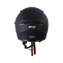 EVO906 ÇENEDEN AÇILIR KASK VİZÖRLÜ MAT SİYAH #KN90601MS [S]