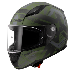 LS2 RAPID 2 THUNDER BIRDS MAT YEŞİL-SİYAH-GRİ KASK [M]