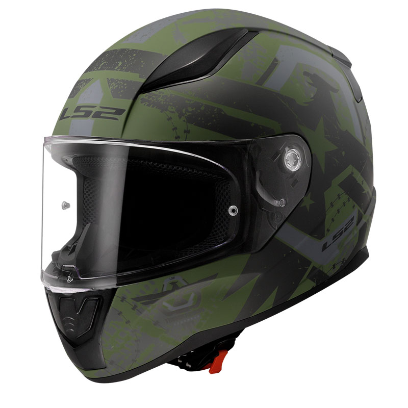 LS2 RAPID 2 THUNDER BIRDS MAT YEŞİL-SİYAH-GRİ KASK [L]