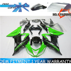 KAWASAKI ZX636 2013 YEŞİL SİYAH GRENAJ SETİ #CLK259