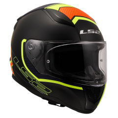 LS2 RAPID 2 EXTRA MAT NEON SARI-NAVY MAVİ KASK  [M]