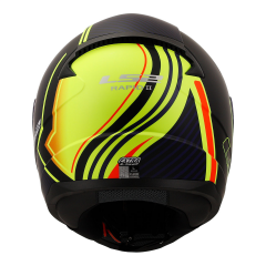 LS2 RAPID 2 EXTRA MAT NEON SARI-NAVY MAVİ KASK  [M]