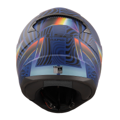 LS2 RAPID 2 OPTIK MAT MAVİ-MOR KASK [S]