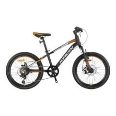 KRON XC 75 - 20'' MTB - 11' - 7 Vites - M.Disc - Mat Siyah-Gri/Neon Turuncu #KRN25-034