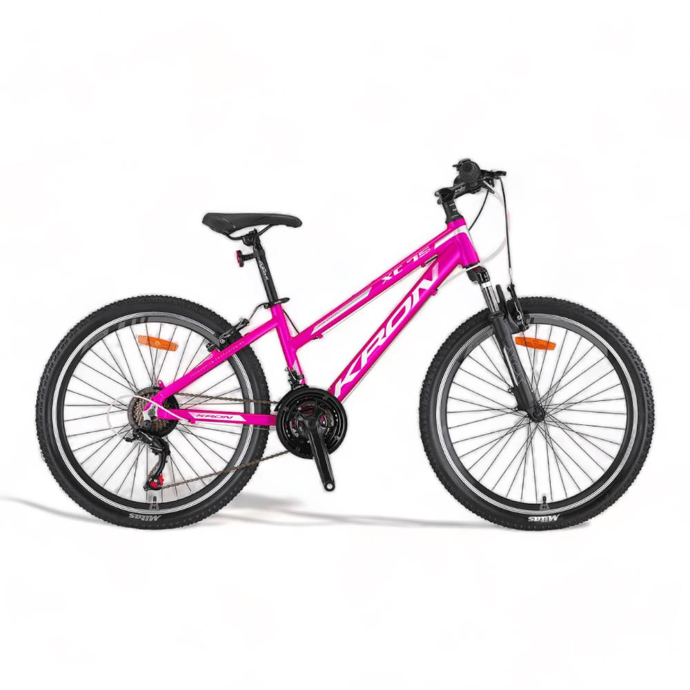 KRON XC 75 - 24'' MTB Lady - 13' - 21 Vites - V.B. - Mat Pembe-Gri/Beyaz #KRN23-106