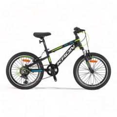 KRON XC 75 - 20'' MTB - 11' - 7 Vites - V.B. - Mat Siyah-Neon Sarı/Beyaz/Mavi #KRN23-095
