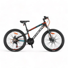 KRON XC 75 - 24'' MTB - 13' - 21 Vites - V.B. - Mat Siyah-Neon Turuncu/Beyaz/Mavi #KRN23-103