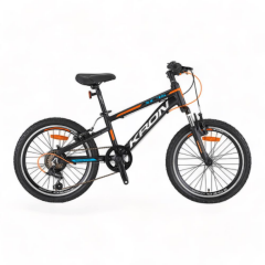 KRON XC 75 - 20'' MTB - 11' - 7 Vites - V.B. - Mat Siyah-Neon Turuncu/Beyaz/Mavi #KRN23-097