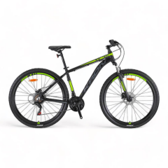 KRON XC 75 - 27.5'' MTB - 17' - 21 Vites - M.DISC - Mat Siyah-Neon Sarı/Füme #KRN23-144
