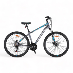 KRON TX 75 - 28'' Trekking - 17' - 21 Vites - M.DISC - Mat Gri-Gri/Siyah/Mavi #KRN23-280