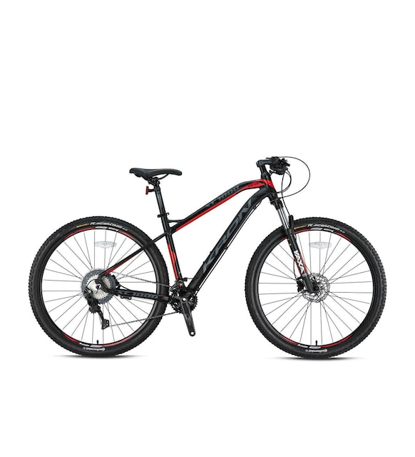 KRON XC 1000 - 27.5'' MTB - 18' - 22 Vites - H.DISC - Mat Siyah-Füme/Kırmızı #KRN21-620