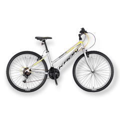 KRON ANTHEA 3.0 - 26'' MTB Lady - 17' - 21 Vites - V.B. - Mat Gri-Açık Sarı/Siyah #KRN21-540