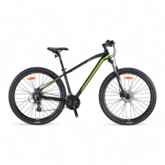 KRON XC 150 - 27.5'' MTB - 17' - 24 Vites - H.DISC - Mat Siyah-Neon Sarı/Füme #KRN23-224