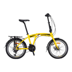 FD 2100 - 20'' MTB - 21 Vites - M.DISC - Sarı-Siyah (ALM Bagaj/PVC Çamurluk) # KRN22-316
