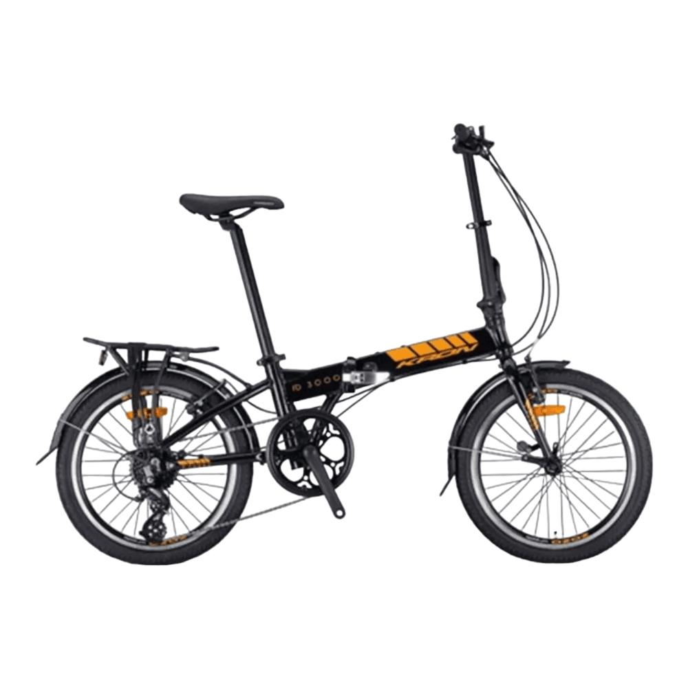 FD 3000 - 20'' MTB - 8 Vites - V.B. - Siyah-Turuncu (ALM Bagaj/PVC Çamurluk)#KRN21-599