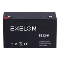 EXELON 6V 12AH KURU AKÜ (ÇOCUK AKÜLÜ ARAÇ)