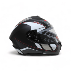 RS2 KAPALI KASK (SİYAH - BEYAZ - GRİ) 32011/6 [M]