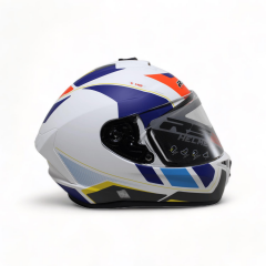 RS2 KAPALI KASK (BEYAZ - LACİVERT - KIRMIZI) 32011/3 [M]