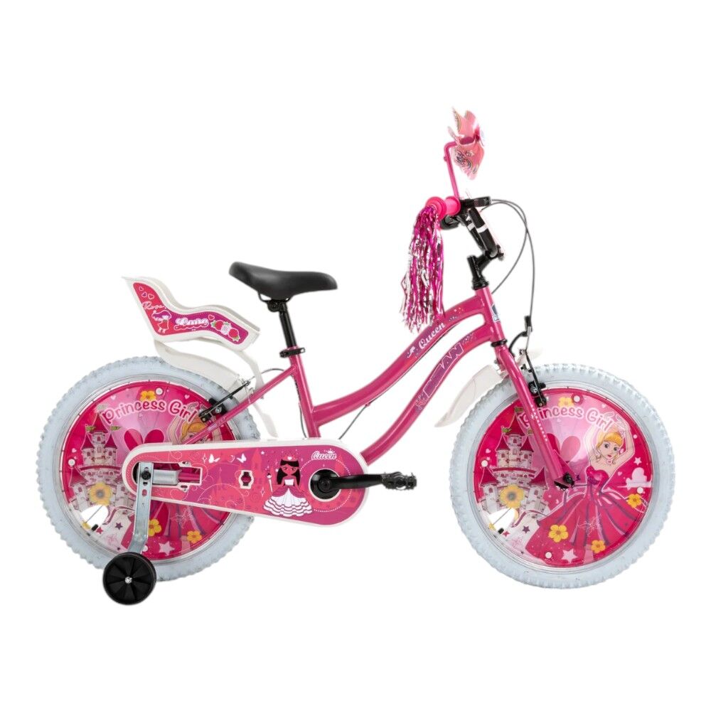 QUEEN-23 Ürün Rengi: METALİK PEMBE Kadro: 30 CM Vites: 1x1 VİTES Tekerlek: 20''