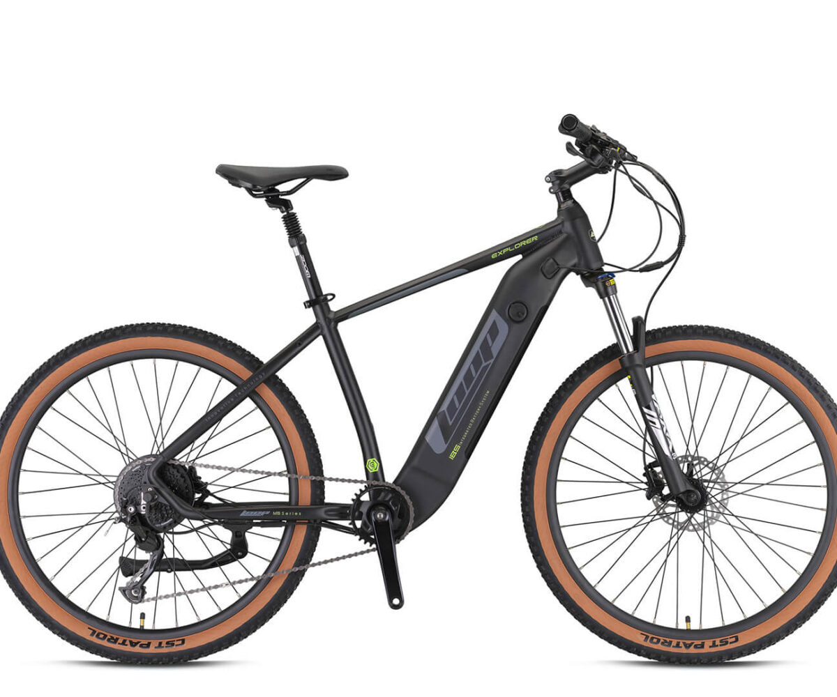 LOOP EXPLORER - 27.5'' - MTB 18' - 9 Vites -Elektrikli - Mat Siyah-Neon Sarı/Füme #LOOP23-014
